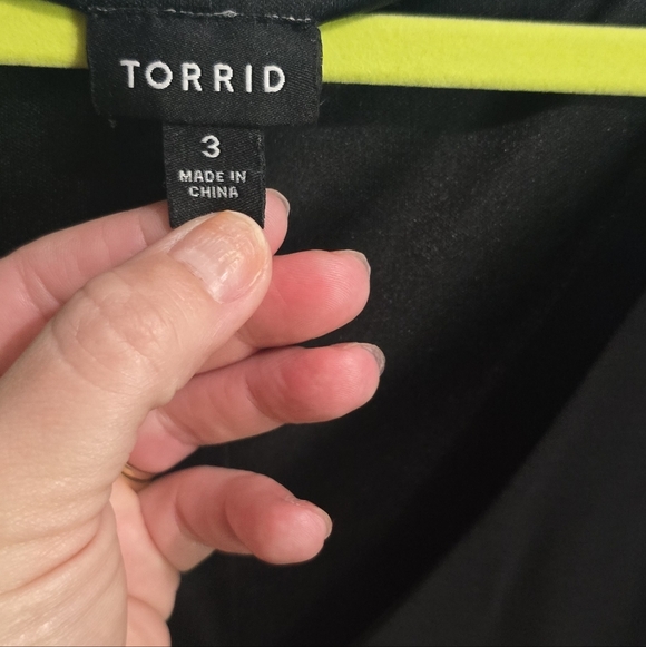 🍁🍂Torrid Black Dress 3x - Picture 4 of 5
